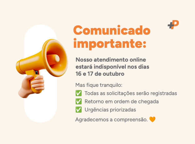 Atendimento online temporariamente indisponível